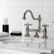 Kingston Brass KS3918AX Restoration Bathroom Bridge Faucet, Brushed Nickel KS3918AX - alternate 4